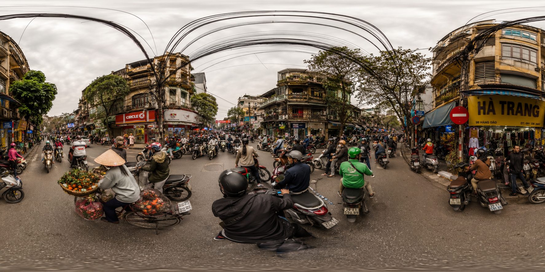 Hanoi sokakları
