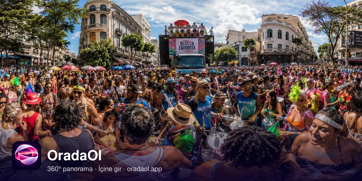 Rio Karnavalı'nda Sokak Partisi